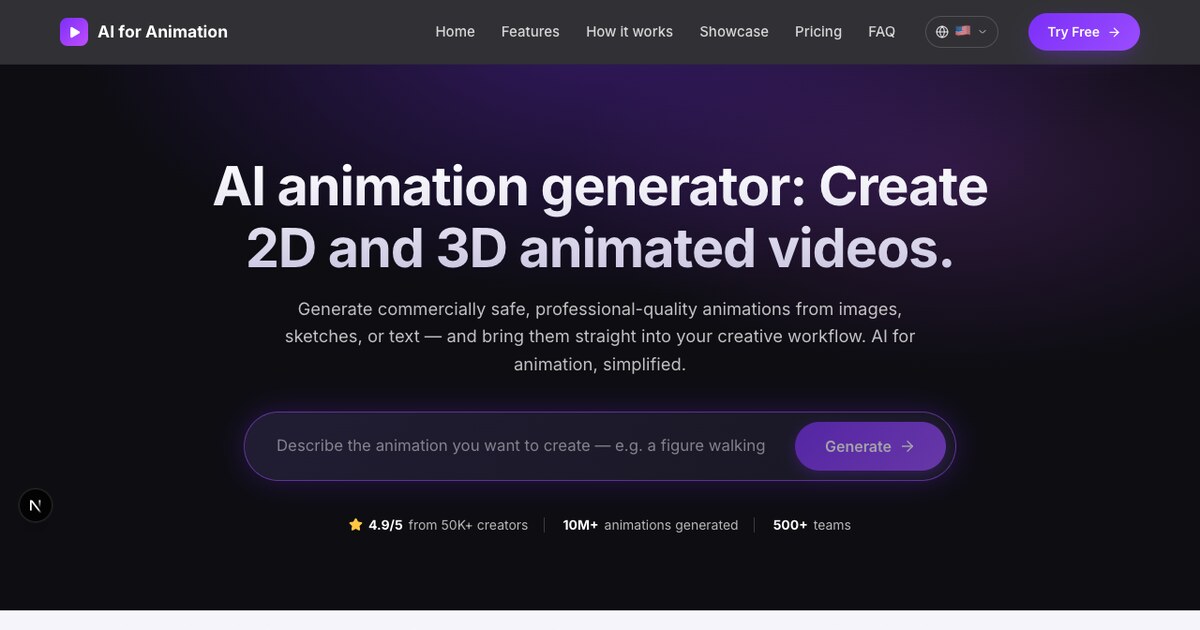 Generador de animación con IA | AI for Animation